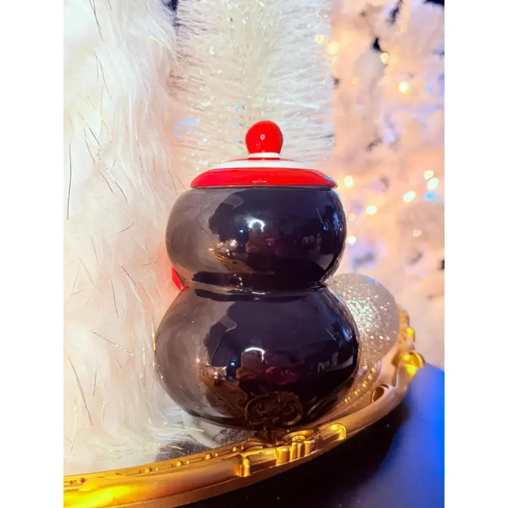Johanna Parker Carnival Cottage Penguin Sugar Bowl With Lid NWT